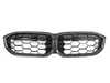 AUTOTECKNIC AutoTecknic Dry Carbon Fiber Honeycomb Front Grille - G20 3-Series LCI BM-0620-HC-CF View 3