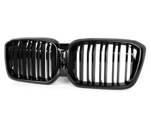AutoTecknic Dual-Slats Gloss Black Front Grille - G01 X3 | G02 X4 LCI