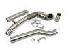 CTS 3" High Flow Downpipe With Catalytic Converter - Evo4 AWD CTSEXHDP0056CAT View 1