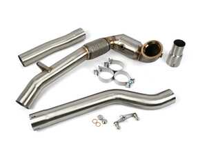 3" High Flow Downpipe With Catalytic Converter - Evo4 AWD
