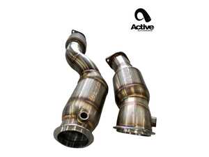 Active Autowerke BMW S58 G80 M3 G82 M4 G87 M2 Downpipes W Aflow CATs