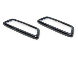 AutoTecknic Dry Carbon Front Seat Illuminated Emblem Cover - For M Carbon Bucket Seats