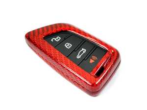 AutoTecknic Dry Carbon Remote Key Case - A90/ A91 Supra 2020-Up (Red Carbon)