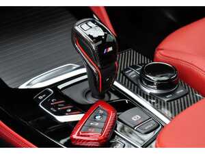 AutoTecknic Dry Carbon Remote Key Case  For Various F-series and G-series Vehicles - Red Carbon