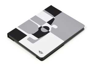 MINI NOTEBOOK CAR TILE - Black/Gray/white