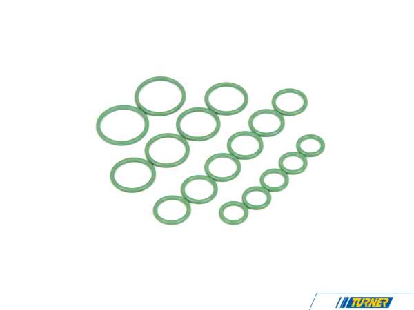 A/C Solutions A/C Solutions BMW E30 E28 E24 R134a O-Ring Kit ACS-O-RING-KIT