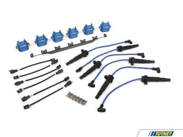 Precision Raceworks Precision Raceworks N54 N55 High Performance Ignition Kit - Aftermarket Manifold Mount - Blue Coils - BMW N54 N55 3.0L 601-0149