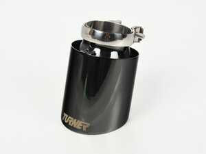 4.0" Universal Black Chrome Swivel Exhaust Tip