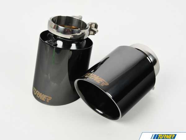 Turner Motorsport Turner - 4.0" Black Chrome Swivel Exhaust Tips - Set of 2 049478LA01-02KT