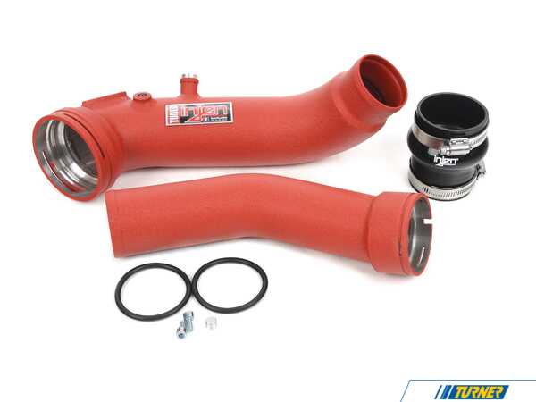 Injen Injen SES Intercooler Charge Pipe - Wrinkle Red - BMW F22/23 F3X M235 M2 335 435 SES1128ICPWR