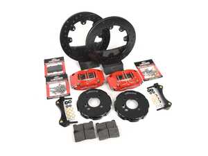 MINI R53 R56 Wilwood Dynapro 4 Piston Radial Front Kit 12.19in Drilled Red