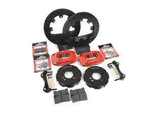 MINI R53 R56 Wilwood Dynapro 4 Piston Radial Front Kit 12.19in Drilled Red