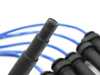 Precision Raceworks BMW N54 Replacement Spark Plug Wires - Blue - 6 Pack For 601-0021 (Long / Manifold Location) 201-0002-1 View 4