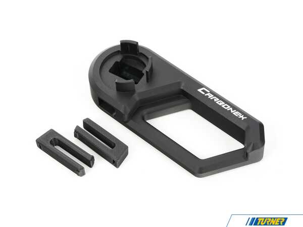 Carbonex Carbonex Aluminum Hood Latch Handle - Black - F90 G30 5-Series, F9X G1X 8-Series bmw-f9x-hlh-blk-