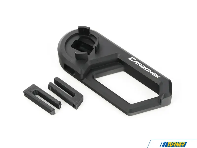 bmw-f9x-hlh-blk- - Carbonex Aluminum Hood Latch Handle - Black