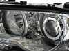 Anzo ANZO Projector Headlights W/ Halo - 3 Series E46 - Chrome anz121268 View 3