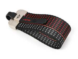 JCW MINI Lanyard Key Ring  - Black/Red 