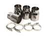 VRSF VRSF 90mm Stainless Steel Exhaust Tips 14+ F80/F82 BMW M3 & M4 Single Wall - Bright Polished 10802060 View 1
