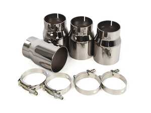 VRSF 90mm Stainless Steel Exhaust Tips 14+ F80/F82 BMW M3 & M4 Single Wall - Bright Polished