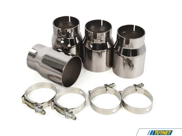 VRSF VRSF 90mm Stainless Steel Exhaust Tips 14+ F80/F82 BMW M3 & M4 Single Wall - Bright Polished 10802060