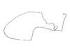 Genuine BMW Brake Line - Driver Side 34326865579 View 1