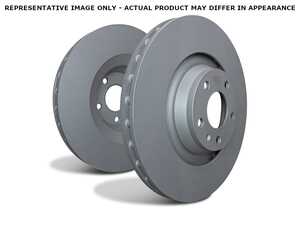 Rear EBC Ultimax Plain Brake Rotor - Pair 11.02" (280x10)