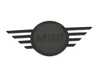 Genuine MINI Front Hood Emblem - Black  51145A33B16 View 1