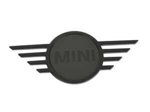 Front Hood Emblem - Black 