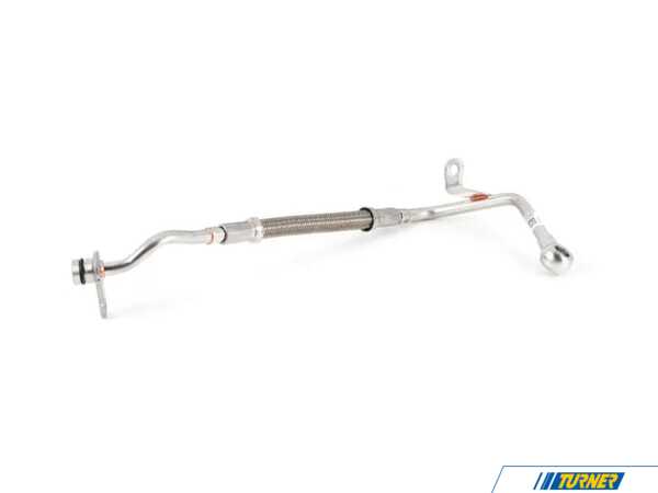 Vaico Vaico Turbo Oil Supply Line - Right/Passenger Side (Cyl 1-4) - BMW N63 S63 4.4L 11427934654