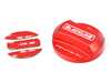 Goldenwrench Supply Co BLACKLINE Performance Edition RED Fuel Cap Cover f5xfccr View 1
