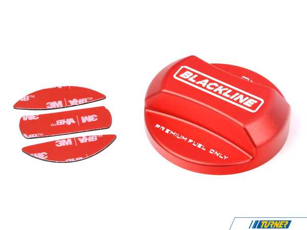 Goldenwrench Supply Co BLACKLINE Performance Edition RED Fuel Cap Cover f5xfccr
