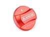 Goldenwrench Supply Co BLACKLINE Performance Edition RED Fuel Cap Cover f5xfccr View 2
