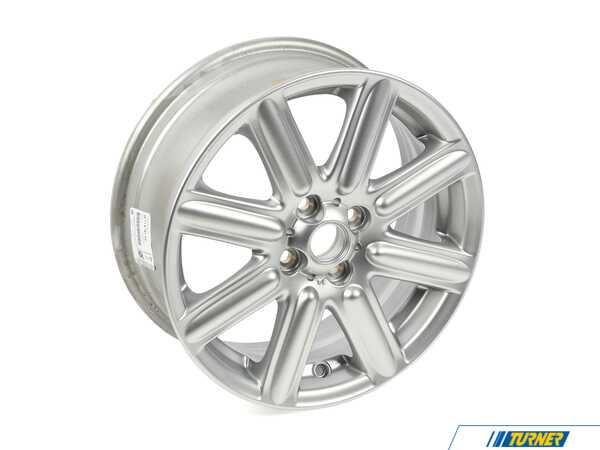 Genuine MINI Genuine MINI Light Alloy Rim, Silver 61/2Jx16 Et:48 - 36116791941 36116791941