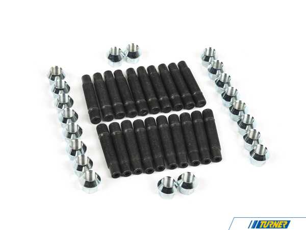 APEX Wheels M14x1.25mm - Silver Apex BMW Wheel Stud Kit - 5 Lug Wheels APXSTDKIT5M14125