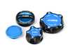 Precision Raceworks B58 / S58 Blue Billet Engine Fluid Cap Set 622-0290-BLU View 2