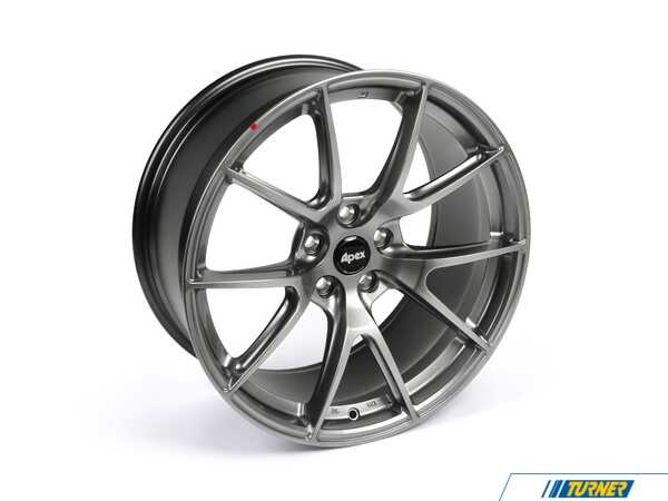 APEX Wheels Apex VS-5 19x9" ET28 Wheels - 5x112mm / 66.6mm - Hyper Black VS5199ET28NHBK