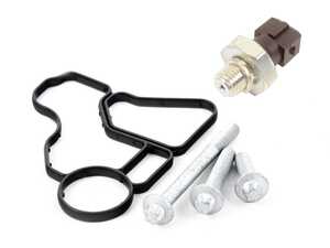 N52 Oil Filter Housing Gasket Kit - Includes Oil Pressure Sensor
