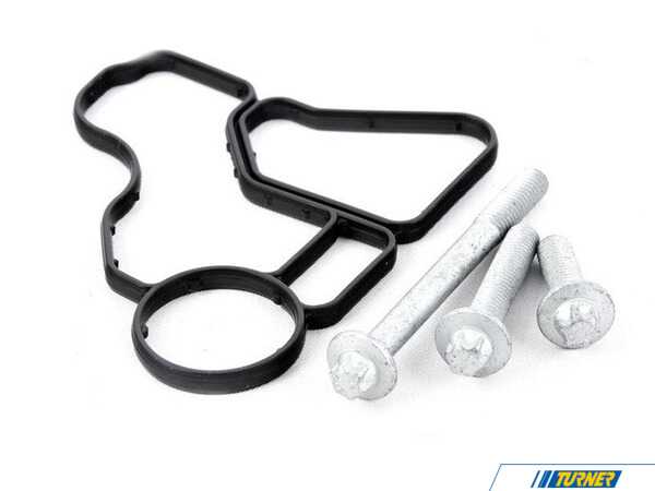 Genuine BMW Genuine BMW Oil Filter Housing Gasket with Bolts - N52 Engines n52ofhgrKT