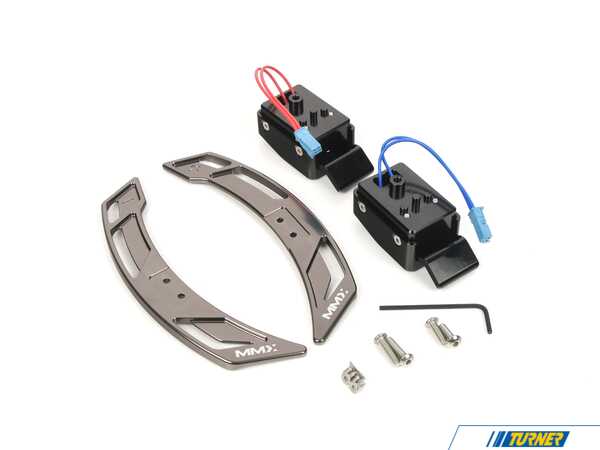 MMX Performance MMX Magnetic Gear Shifter Paddles - Titanium Silver - BMW F & G Chassis w/ M Performance Steering Wheel MMR04-0002-TITAN