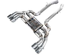 AWE Valved SwitchPath Exhaust - Chrome Silver Or Diamond Black Tips - BMW F97 X3M / F98 X4M S58 3.0L