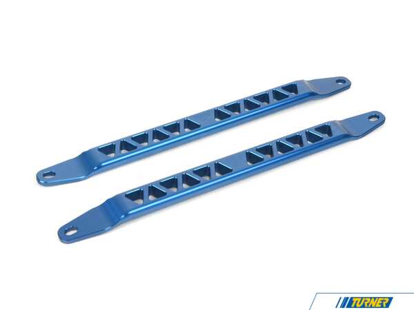 Burger Motorsports BMS Billet Strut Cross Braces - Anodized Blue - BMW G01 X3, G02 X4, F97 X3M, F98 X4M BMSBILSCB-BLU