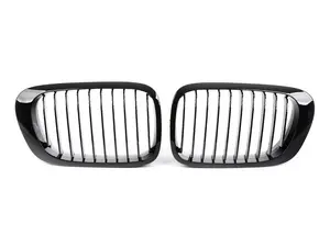 AutoTecknic Gloss Black Front Grille Set - E46 3-Series Coupe Pre-Facelift | M3