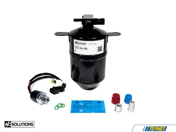 A/C Solutions A/C Solutions R134a Retrofit Kit (82319067396) - E31, E32, E34  ACS-34-RETROFIT