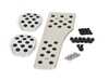 Rennline Rennline Silver 3 Piece Pedal Set - E30 E31 E34 E36 E39 E46 E53 E60 E63 E64 E8x E9x F06 F10 F12 F22 F23 F3x F8x Z3 Z4 Automatic/SMG P7160SILVER View 3