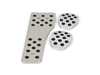 Rennline Rennline Silver 3 Piece Pedal Set - E30 E31 E34 E36 E39 E46 E53 E60 E63 E64 E8x E9x F06 F10 F12 F22 F23 F3x F8x Z3 Z4 Automatic/SMG P7160SILVER View 6