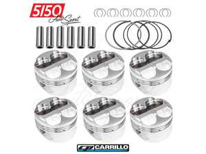 CP Forged Piston Set - BMW M54B25 - 84.50mm Bore - 8.5:1 CR