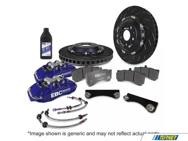 EBC EBC Brakes Balanced Big Brake Kit (BLUE) 355x32mm Disc - Front BBK041BLU-1