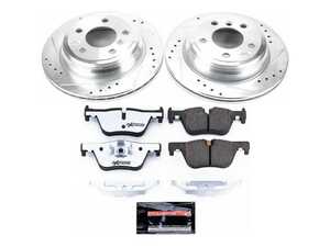 Power Stop Z26 Street Warrior Brake Upgrade Kit - Rear - BMW F3X 320/328/330 428/430 w/ Base Brakes
