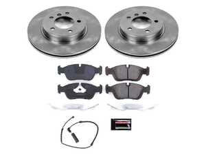 Power Stop Z17 Stock Replacement Brake Kit - Front - E46 323/325/328