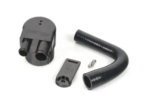 Burger Motorsports Turbo Double Baffle Oil Catch Can - F22 235i Coupe N55 3.0L
